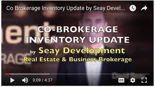 Co Brokerage Inventory Update by Seay Development Real Estate & Business Brokerage for January 2017