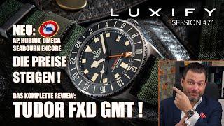 Tudor Pelagos FXD GMT Review, Rolex-Preise, Wempe Norqain, AP KAWS, Hublot, Omega, Seabourn Encore