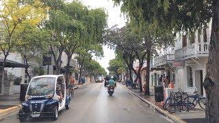 Driving Downtown - Key West 4K - Florida USA