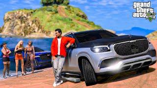 ОТЕЦ И СЫН В GTA 5 - ДЕВУШКА ЗАСТРЯЛА В ГРЯЗИ НА CADILLAC ESCALADE! ПОМОГ КРАСОТКЕ! ВОТЕР