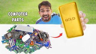 How To Recover Gold From Computer Parts...| Real Gold