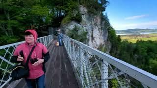 Marienbrücke Mary's Bridge (Schwangau, Neuschwanstein) morning vs afternoon