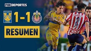  INTENSIDAD TOTAL EN EL 'VOLCÁN' | Tigres 1-1 Chivas | HIGHLIGHTS | Liga MX