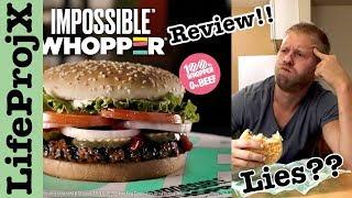 Burger King Impossible Whopper Review | LifeProjX