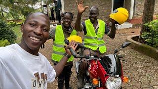 First Time Dad Riding His Brand New Motorbike !!! Unbelievable Experience