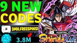 HALLOWEENSHINDO LIFE CODES FOR SPINS OCTOBER 2024 - ROBLOX SHINDO LIFE CODES