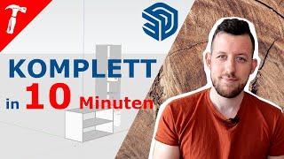 Crashkurs: Sketchup FREE 10 Minuten (Komplett)