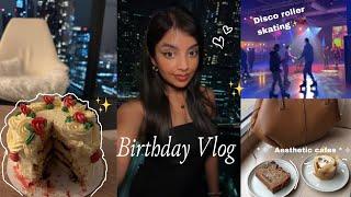 BIRTHDAY VLOG  London’s Big Bake, Disco Roller Skating, Aesthetic Cafes & Book Shop