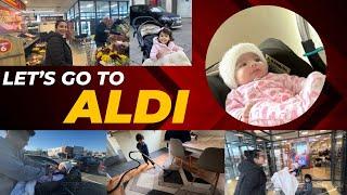 Let’s Go To Aldi With Our Newborn  Unplanned Vlog  Pakistani Doctors Life In Ireland 