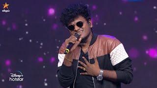 #AjayKrishna immitates Udit Narayanan Voice  Kadhal Valarthen Song #Yuvan | Super Singer Season 9