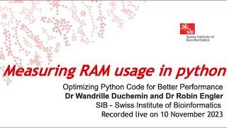 Optimizing Python Code for Better Performance – Measuring RAM usage in python (3 of 8)