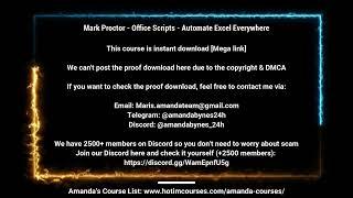 [Course24h.com] Mark Proctor - Office Scripts - Automate Excel Everywhere