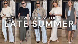 TRANSITIONAL SEASON OUTFIT IDEAS & LATE SUMMER DRESSING | ARKET FAVOURITES