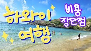 [Vlog] 나홀로 하와이 2편 (하와이 여행 비용, 장단점)