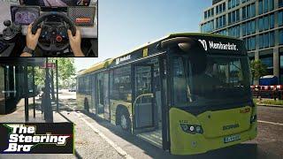 First Time Driving a Bus - Realistic Bus Simulator | G29 Steering Wheel & Gear Shifter Gameplay