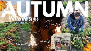 Typical Hutterite Autumn | tomato days, fall cleaning, bonfires etc...vlog 212