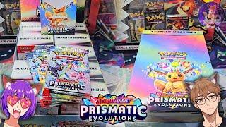 Pokémon TCG Prismatic Evolutions BOOSTER BUNDLE SEALED CASE UNBOXING! Pokemon Card Game