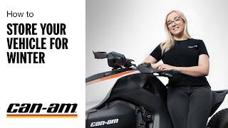 How to Store Your 3-Wheel Vehicle For Winter | Can-Am