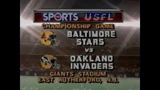 1985 USFL Week 21 - USFL Championship - Stars vs. Invaders