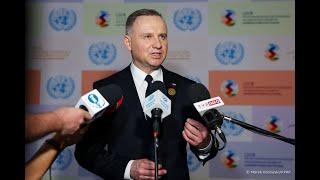 Doha. Prezydent Andrzej Duda do polskich mediów