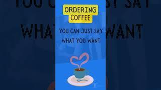 Daily Dose of English- Ordering coffee in a coffee shop - 1/3 Simple ways to order coffee