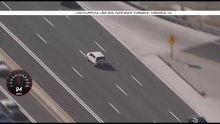 Watch Live: Police were chasing a vehicle in the South Bay area Friday afternoon.