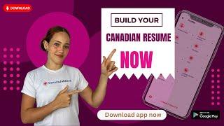 Canadian Resume Builder App | Download now