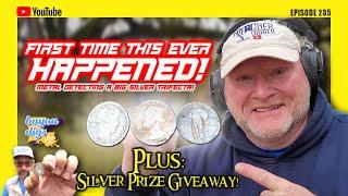 First Time This Ever Happened! | Metal Detecting a Big Silver Trifecta! | Plus a Silver Giveaway