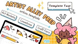 notion template for artists  ️// artist alley prep // todooi ️