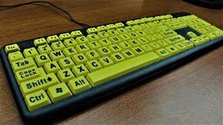 EZ Eyes keyboard review (rubber domes)