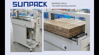 WK02-30CA1 AUTOMATIC BANDING MACHINE WITH BELTS TABLE