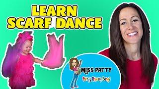 Learning Scarf Dance for Children (Official Video) Kids Action Song Preschool Jump Up Down Dance