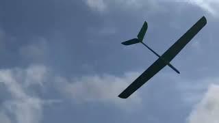 Maiden flight of the Blejzyk models IMP 1.5 meter slope soarer