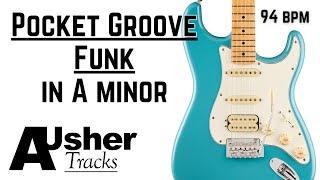 Pocket Groove Funk Guitar Backing Track Jam in A minor