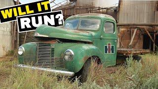 LOCKED UP: Classic Farm Truck Rescued After 30 Years | 1947 International KB3 | RESTORED