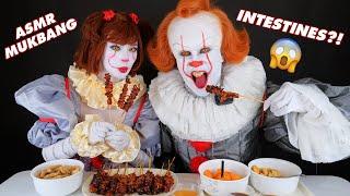 ASMR PENNYWISE AND GIRLYWISE INTESTINE MUKBANG?! Filipino EXOTIC Food! | Prince De Guzman