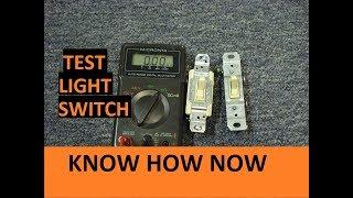 Test a Light Switch With a Multimeter