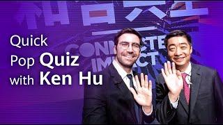 Huawei MWC21: Ken Hu Takes On Pop Quiz Challenge