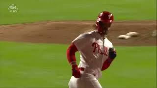 Bryce Harper Stare Down Orlando Arcia After Both Homers Atlanta Braves Vs Phillies Highlights