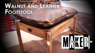 Woodworking and Leatherworking - Making a Footstool