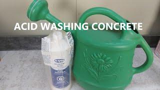 How To Acid Wash Concrete