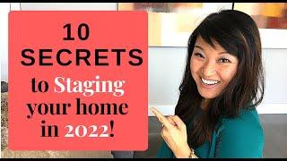 Staging: Top 10 Tips and Secrets for 2022 to Sell Your House Quick! [HGTV Designer]