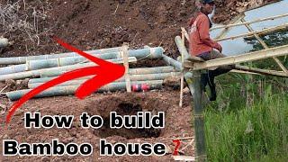 How to build bamboo house fast | DIY