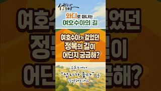 [성지가 좋다] 와디로 떠나는 여호수아의 길 #shorts #여리고성 #와디 #아이성 #이스라엘 #팔레스타인 #성지가좋다 #이강근박사 #여호수아 #정복의길