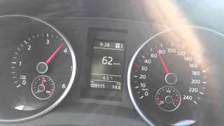 VW Golf VI 1.6TDI 77kW acceleration 0-130