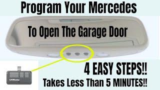 How To Program your Mercedes-Benz HomeLink Garage Door Opener