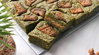 Biscoff Matcha Brownies | Moist & fudgy brownies | Matcha Brownies Recipe