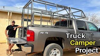 DIY Truck Camper Build  - The Frame Pt1  ( How To )