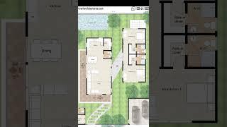 54' x 77' West facing floor plan #floorplan