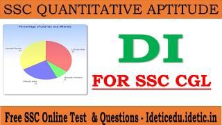 Important concept and trick - Data Interpretation - DI For SSC CGL 2017,SSC MTS ,SSC LDC,Railway